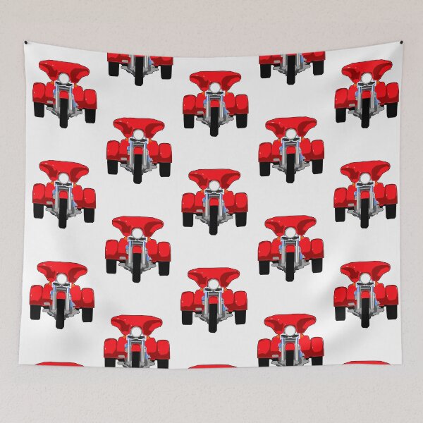 Item preview, 3 Wheels – Touring Trike Motorcycle Illustration designed and sold by denip.