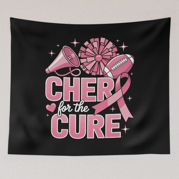Item preview, Cheer For The Cure Breast Cancer Awareness Pink Ribbon designed and sold by JonGogue.