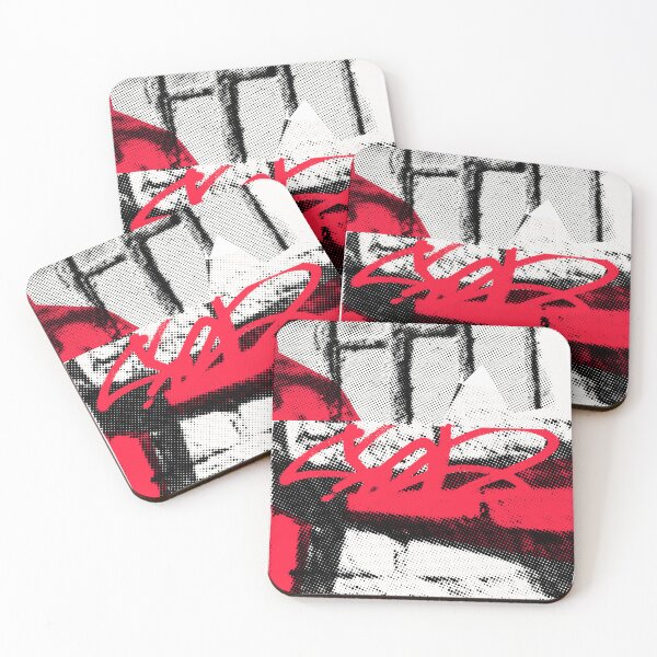 Item preview, Red Slash Graffiti Over Brick designed and sold by syamsandsonn.