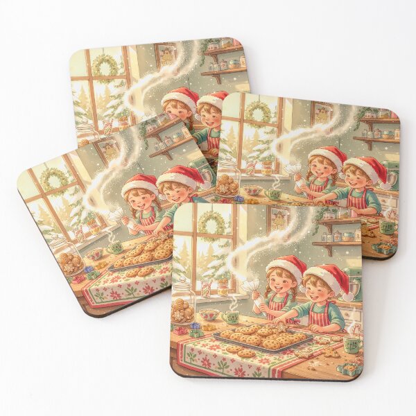 Item preview, Happy Children Baking Christmas Treats designed and sold by acceleratorhams.
