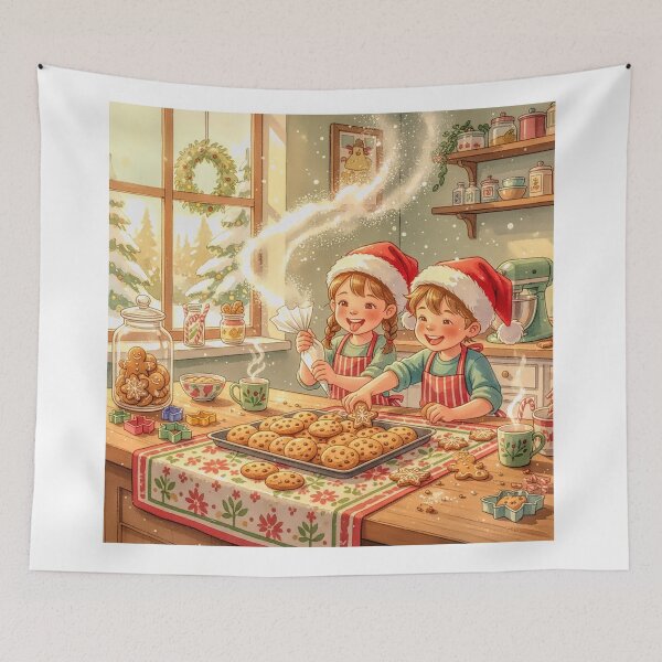 Item preview, Happy Children Baking Christmas Treats designed and sold by acceleratorhams.
