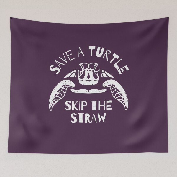 Item preview, Save A Turtle Skip The Straw - Ocean Pollution designed and sold by Bangtees.