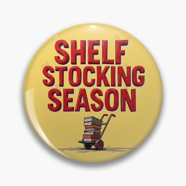 Item preview, Shelf Stocking Season – Funny Book Lover Christmas designed and sold by TroyTheTerrific.