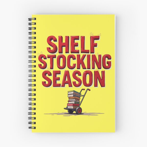 Item preview, Shelf Stocking Season – Funny Book Lover Christmas designed and sold by TroyTheTerrific.