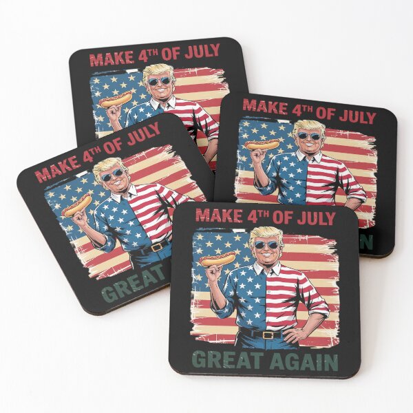 Item preview, Make 4th Of July Great Again Trump Hotdog designed and sold by RsFilsingerArt.