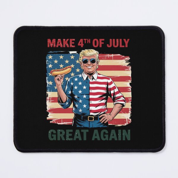 Item preview, Make 4th Of July Great Again Trump Hotdog designed and sold by RsFilsingerArt.