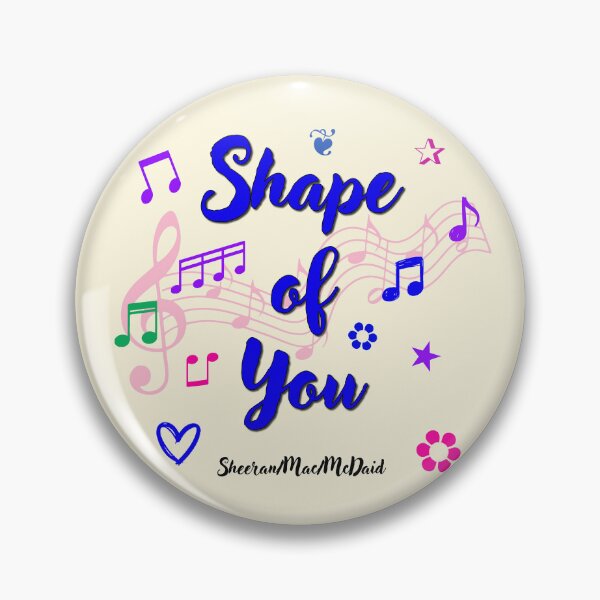 Item preview, Shape of You Popular Song Title designed and sold by CharlottePlaceArt.
