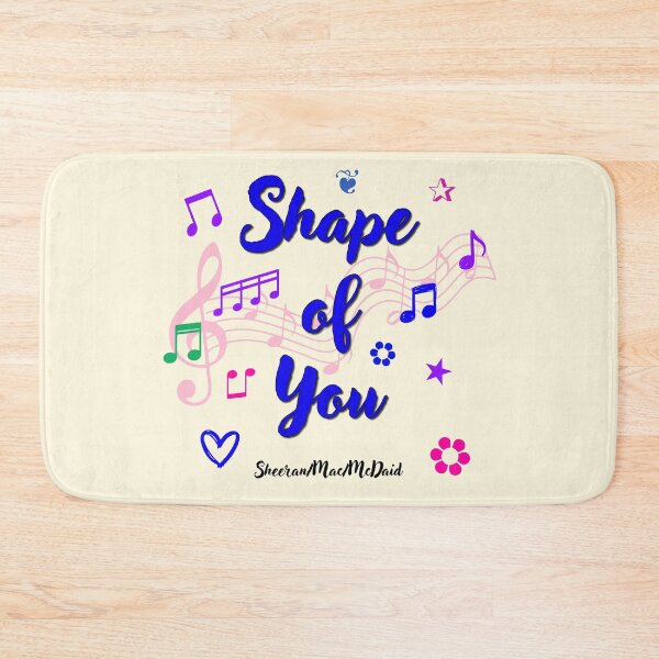 Item preview, Shape of You Popular Song Title designed and sold by CharlottePlaceArt.