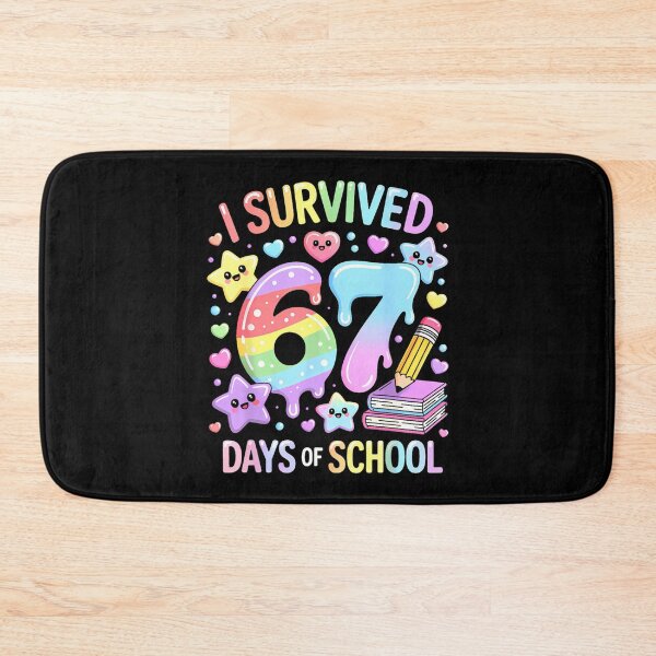 Item preview, School Student Days Survived Funny Teacher Meme 67 67 I of Classic designed and sold by SteveSaccoro.