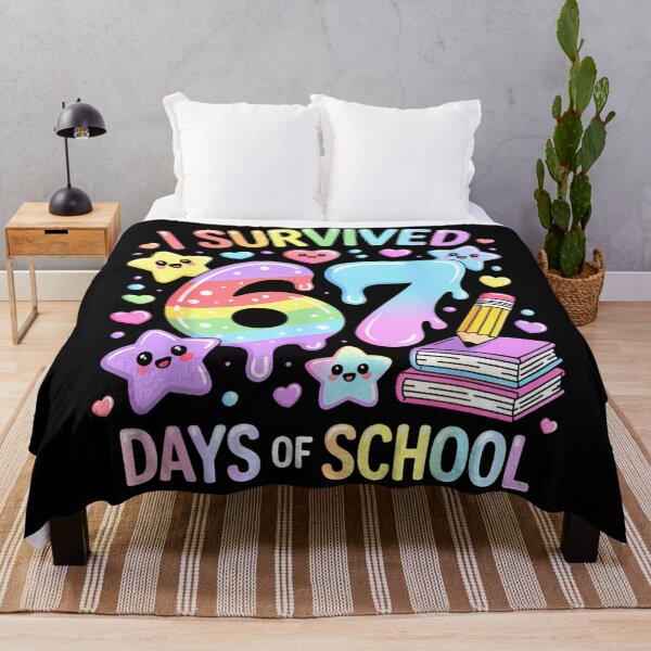 Item preview, School Student Days Survived Funny Teacher Meme 67 67 I of Classic designed and sold by SteveSaccoro.