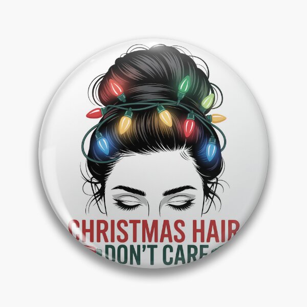 Item preview, Christmas Hair Don't Care Messy Bun Xmas Party Lights designed and sold by KristenosNehk.