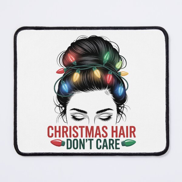 Item preview, Christmas Hair Don't Care Messy Bun Xmas Party Lights designed and sold by KristenosNehk.