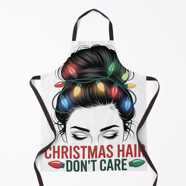 Item preview, Christmas Hair Don't Care Messy Bun Xmas Party Lights designed and sold by KristenosNehk.