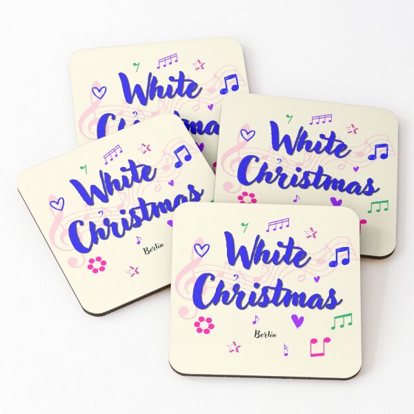 Item preview, White Christmas Popular Song Title designed and sold by CharlottePlaceArt.