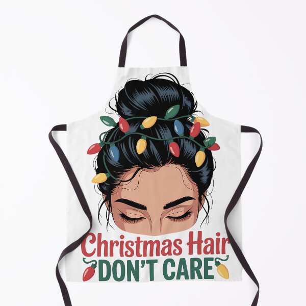 Item preview, Christmas Hair Don't Care Messy Bun Xmas Lights designed and sold by KristenosNehk.