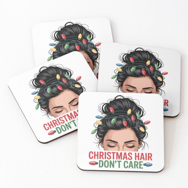 Item preview, Christmas Hair Don't Care Messy Bun Xmas Lights designed and sold by KristenosNehk.