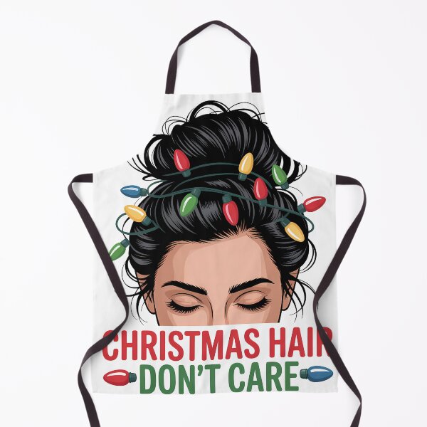 Item preview, Christmas Hair Don't Care Messy Bun Xmas Lights designed and sold by KristenosNehk.