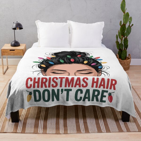 Item preview, Christmas Hair Don't Care Messy Bun Xmas Lights designed and sold by KristenosNehk.