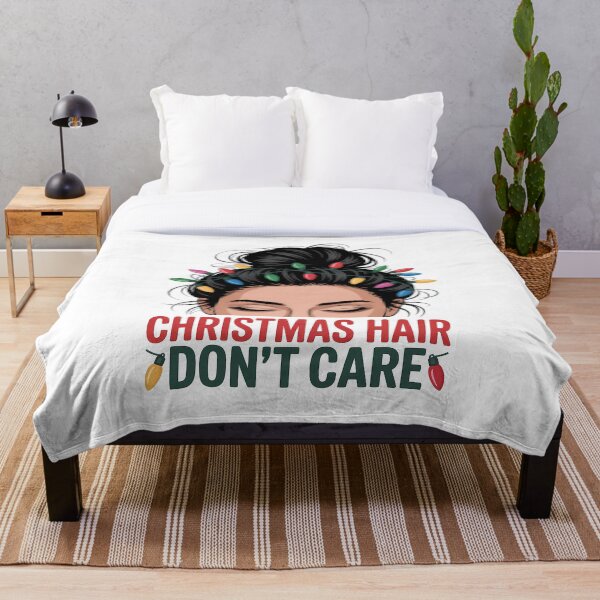 Item preview, Christmas Hair Don't Care Messy Bun Xmas Lights designed and sold by KristenosNehk.