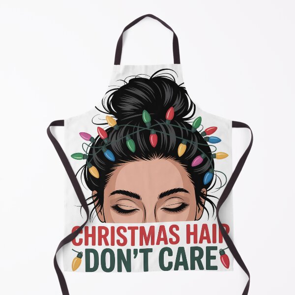 Item preview, Christmas Hair Don't Care Messy Bun Xmas Lights designed and sold by KristenosNehk.