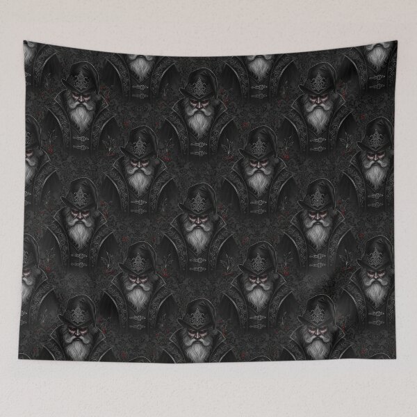 Item preview, Gothic Santa pattern -New year Theme designed and sold by Meemaart.