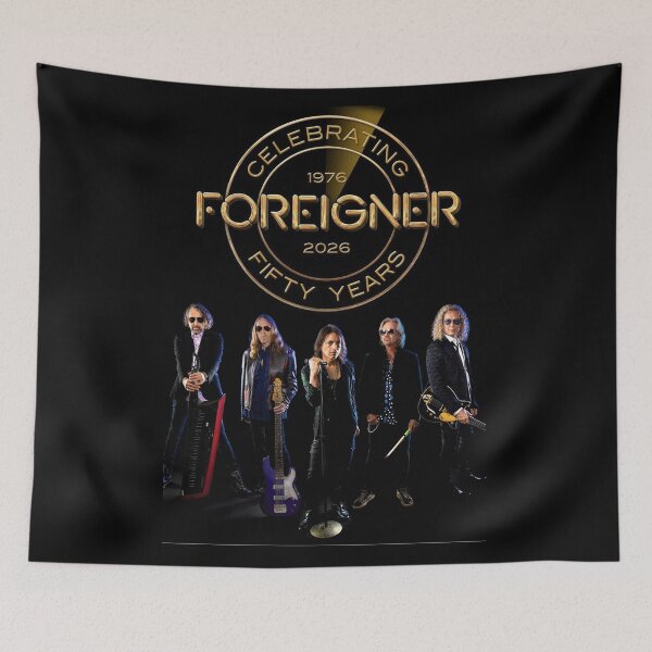 Item preview, 50th Anniversary Foreigner Tour in 2026 Iseng designed and sold by jcunniam3c.