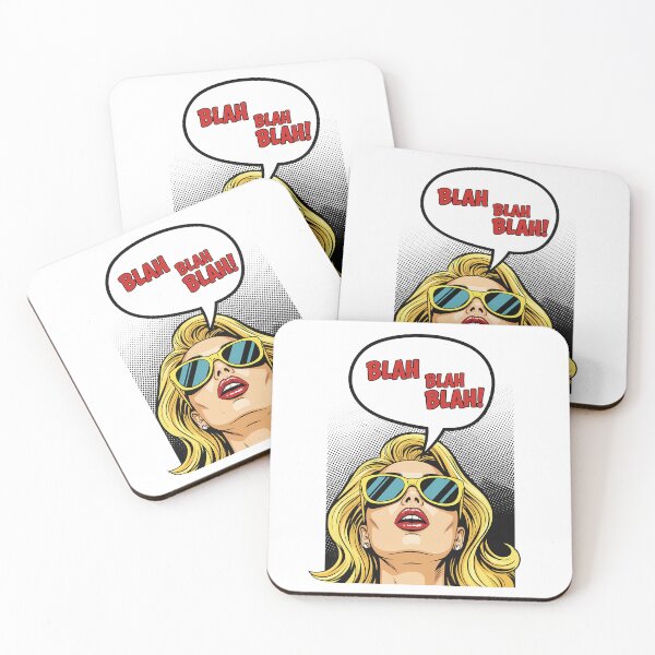 Item preview, Blah Blah Blah Pop Art Woman Comic Style designed and sold by AnAzArt.