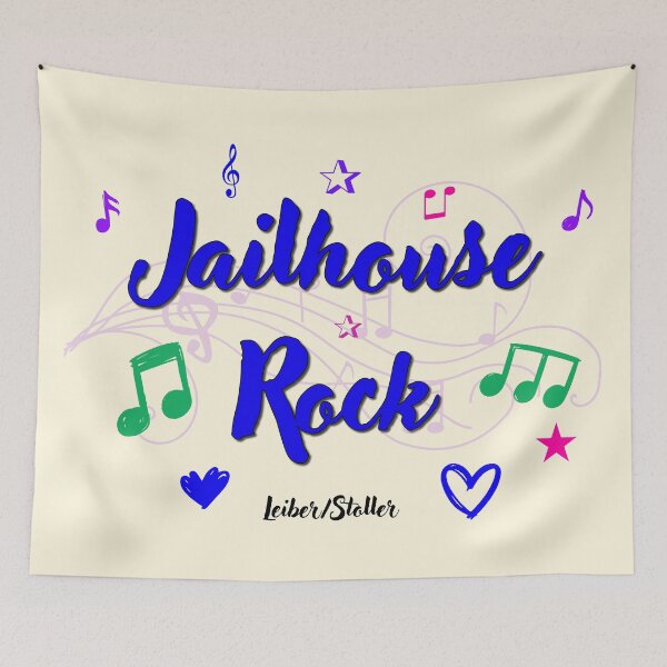 Item preview, Jailhouse Rock Popular Song Title designed and sold by CharlottePlaceArt.