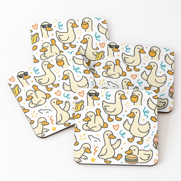 Item preview, Cute Doodle Goose Collection – Playful Kawaii Geese Illustration – Funny Pop Art Sticker Pack designed and sold by 99yindeeShop.