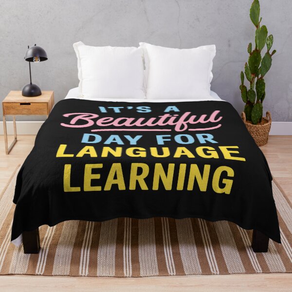 Item preview, It's A Beautiful Day For Language Learning designed and sold by hemagamo.