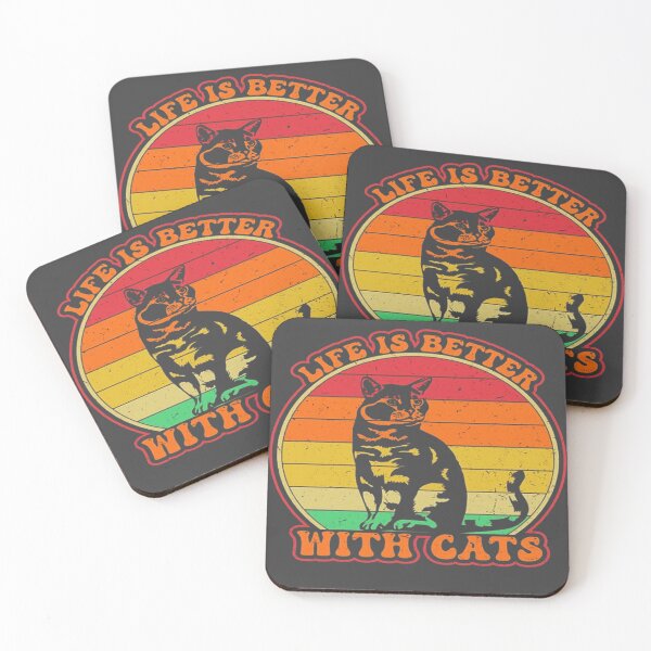 Item preview, Life Is Better With Cats  designed and sold by MiLaKK.