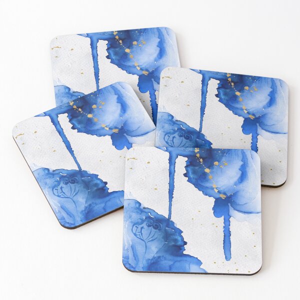 Item preview, Blue and white rose pattern designed and sold by saly55887.