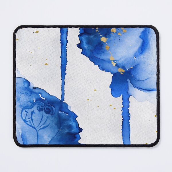 Item preview, Blue and white rose pattern designed and sold by saly55887.