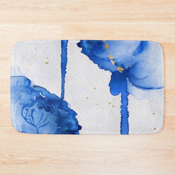 Item preview, Blue and white rose pattern designed and sold by saly55887.