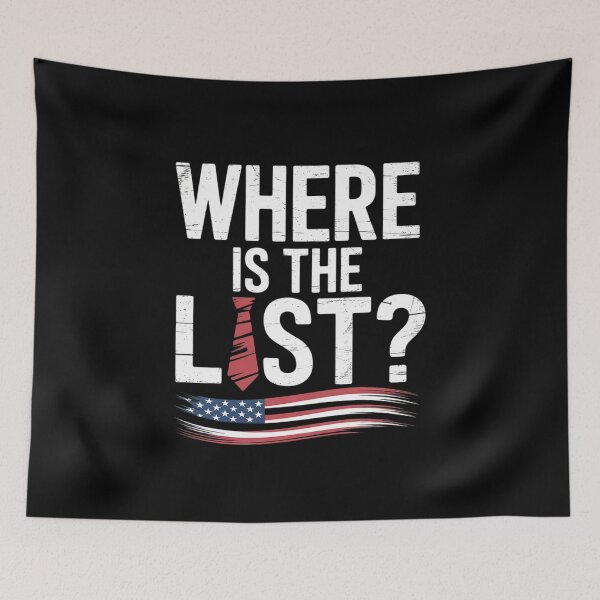 Item preview, Where Is The List Trump designed and sold by RsFilsingerArt.