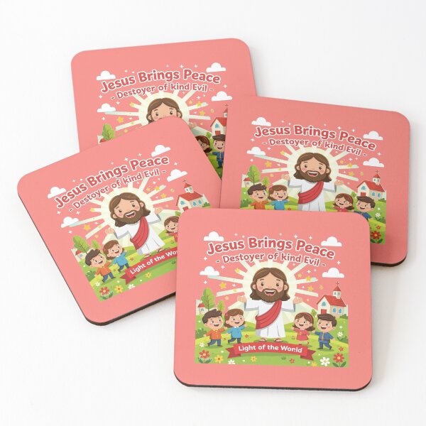 Item preview, Jesus Brings Peace – 3D Cute & Funny Divine Mission Scene,  designed and sold by PaintMeWorld.