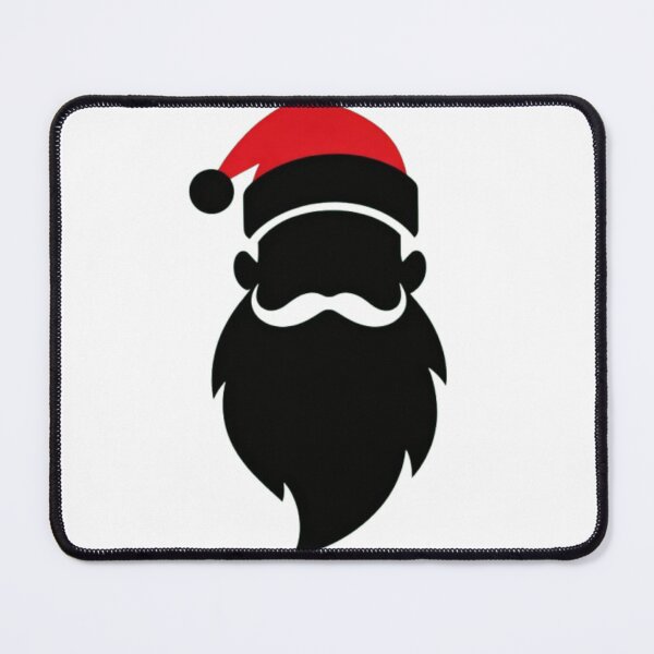 Item preview, Minimal Santa Face Silhouette - Modern Christmas Holiday Graphic designed and sold by BlueYasmine.