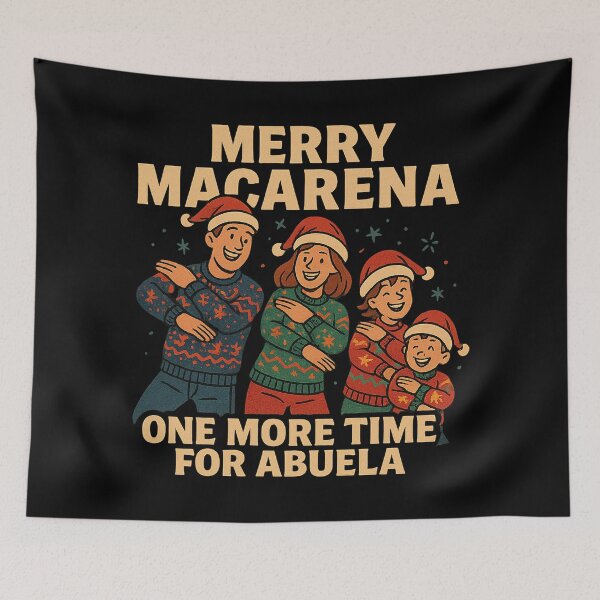 Item preview, Merry Macarena – Funny Christmas Family Dance Sweater Design designed and sold by AddictiveDesign.