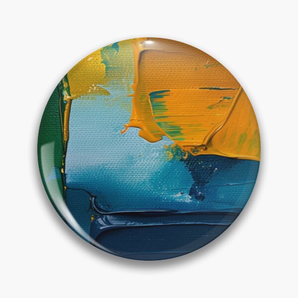 Item preview, A pattern of spilled colors of blue, yellow, and green designed and sold by saly55887.