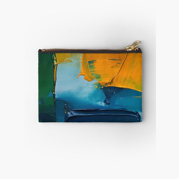 Item preview, A pattern of spilled colors of blue, yellow, and green designed and sold by saly55887.