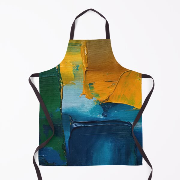 Item preview, A pattern of spilled colors of blue, yellow, and green designed and sold by saly55887.