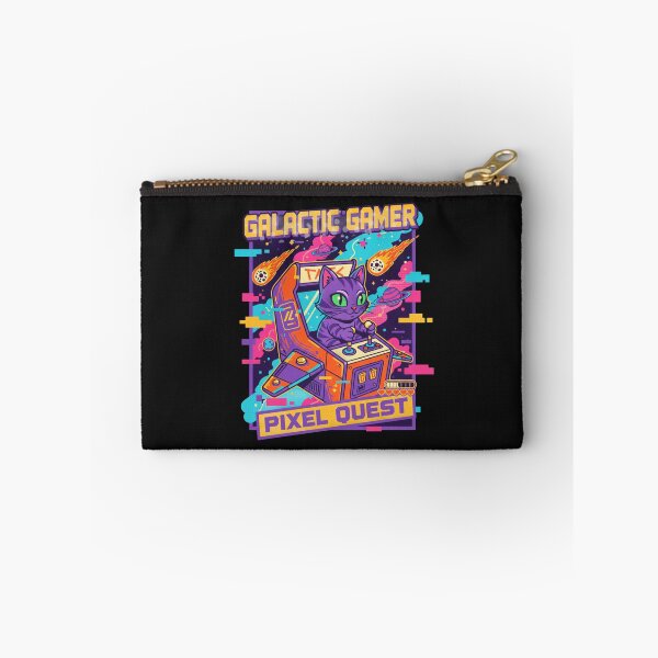 Item preview, Galactic Gamer Pixel Quest - Retro Cat Arcade Space Game designed and sold by AwesomeBeyondLimits.