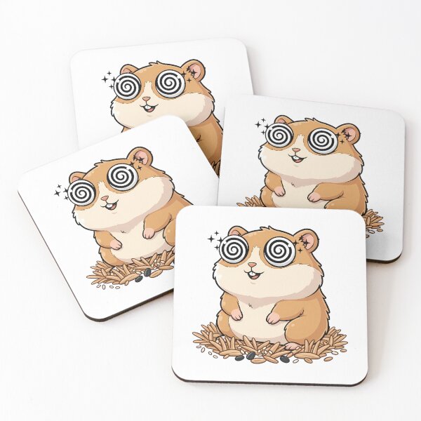 Item preview, Cute Hypnotized Hamster Spiral Eyes Pet designed and sold by k3rstman1.