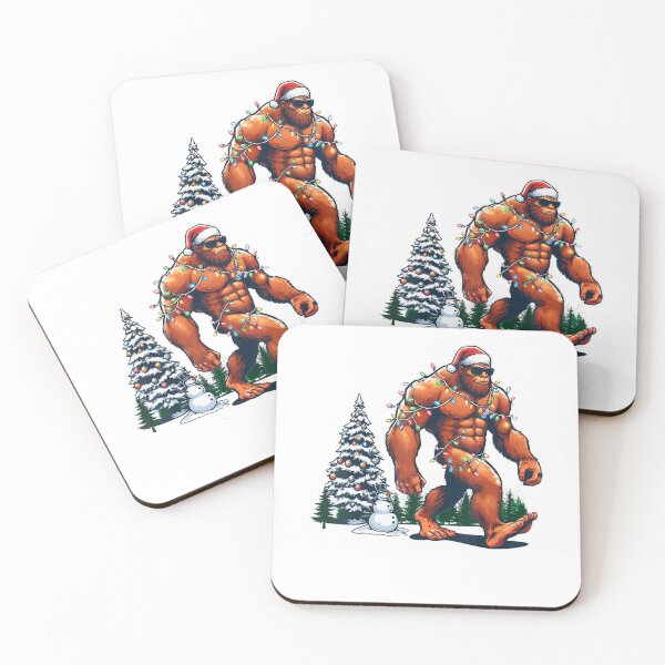 Item preview, Christmas Christmas Bigfoot Vintage Lights Holiday Festive Classic Tree Retro designed and sold by FrankyTepper.