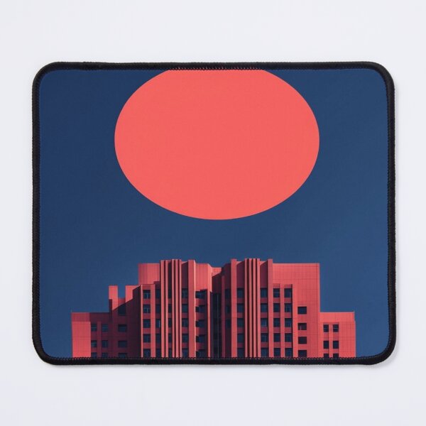 Item preview, Moon pattern and surreal architecture designed and sold by saly55887.