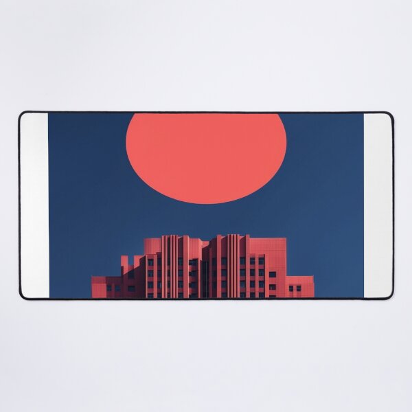 Item preview, Moon pattern and surreal architecture designed and sold by saly55887.