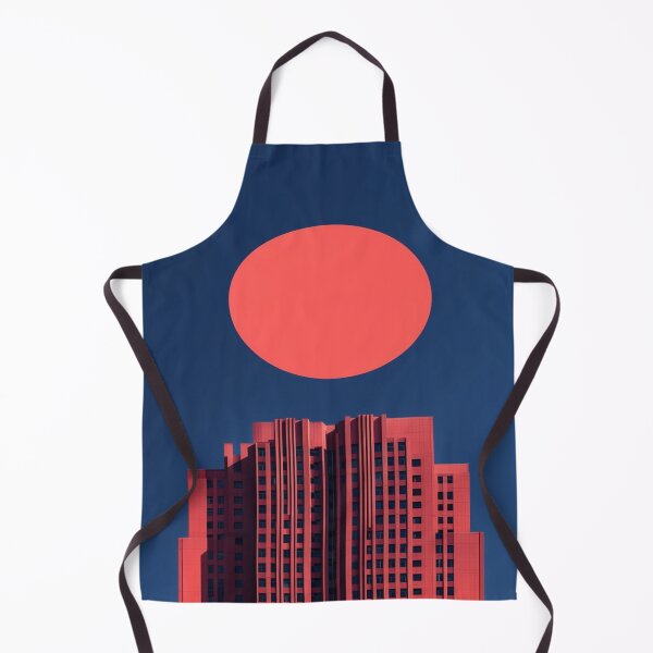 Item preview, Moon pattern and surreal architecture designed and sold by saly55887.