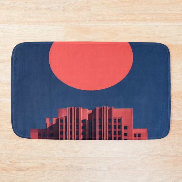 Item preview, Moon pattern and surreal architecture designed and sold by saly55887.