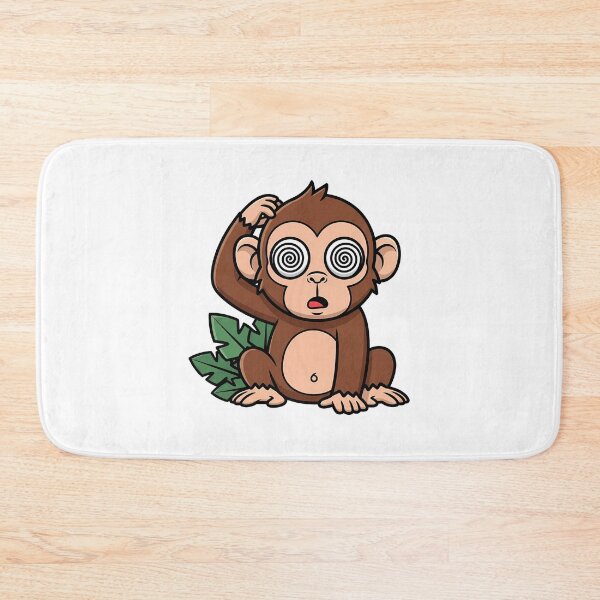 Item preview, Confused Hypnotized Monkey Funny Cartoon designed and sold by k3rstman1.