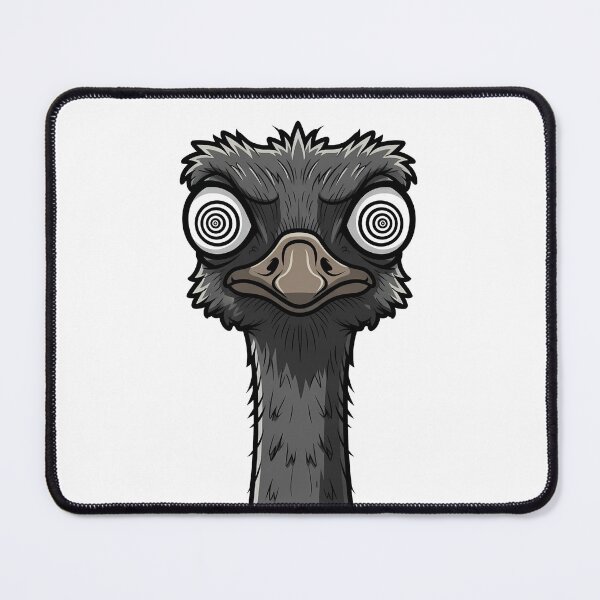 Item preview, Funny Ostrich Hypnotic Eyes Cartoon Animal designed and sold by k3rstman1.